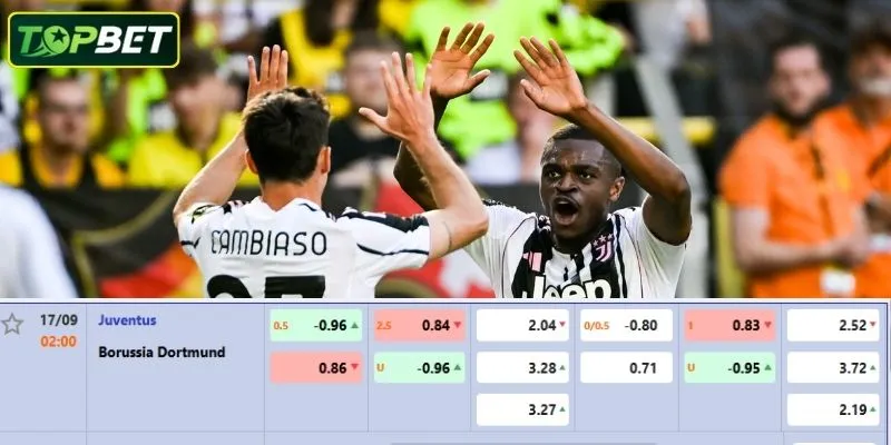 Ty Le Keo Chi Tiet Cho Tran Dau Juventus Vs Borussia Dortmund