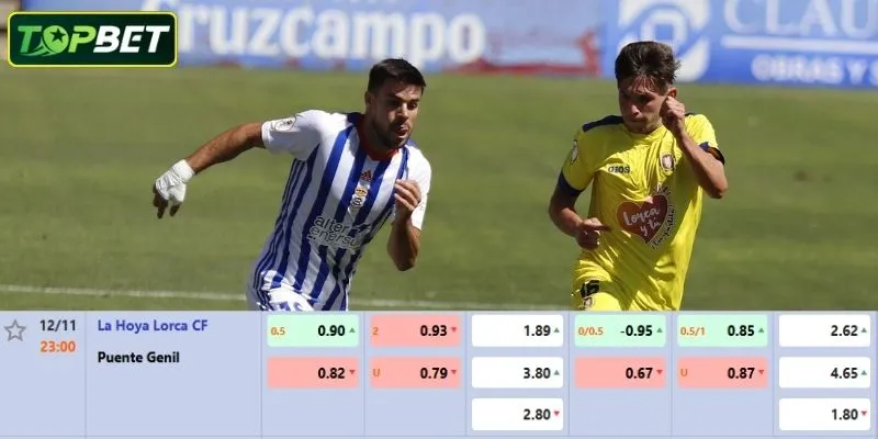 Ty Le Keo Chi Tiet Cho Tran Dau Lorca Deportiva Vs Puente Genil