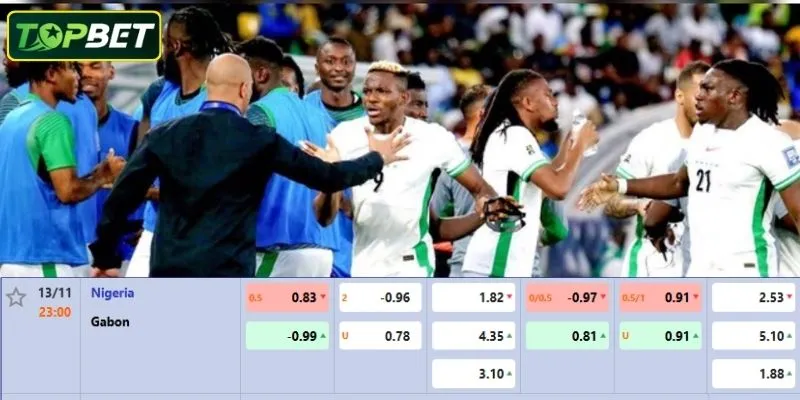 Ty Le Keo Chi Tiet Cho Tran Dau Nigeria Vs Gabon