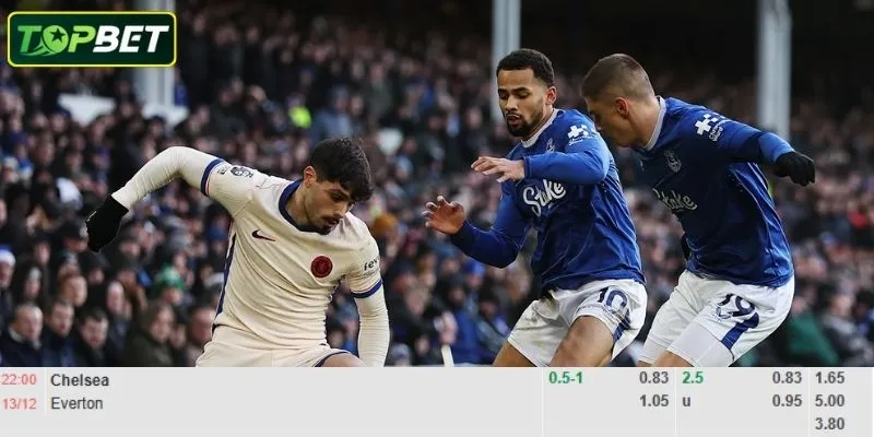 Ty Le Keo Chi Tiet Cho Tran Dau Chelsea Vs Everton