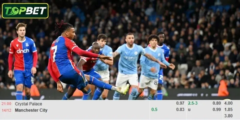 Ty Le Keo Chi Tiet Cho Tran Dau Crystal Palace Vs Manchester City
